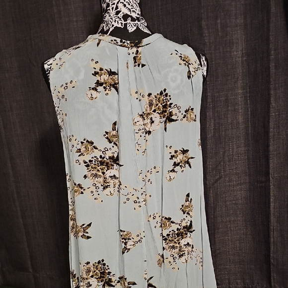 GUC Small Free People Light Blue Floral Dress - Picture 8 of 8